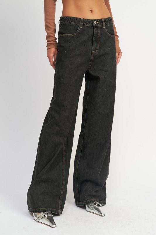 BOYFRINED PANTS WITH CONTRASTED STITCHING - Mack & Harvie