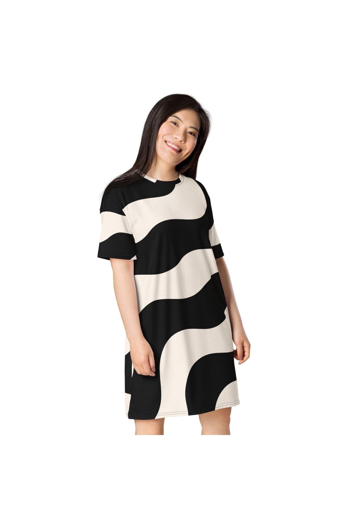 B/W Wavy Dress/Cover-up - Mack & Harvie