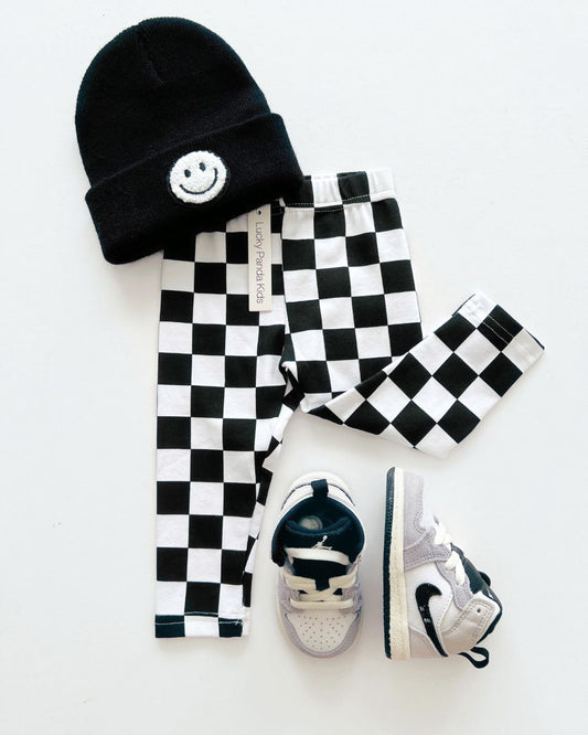 Checkered Leggings | Black - Mack & Harvie