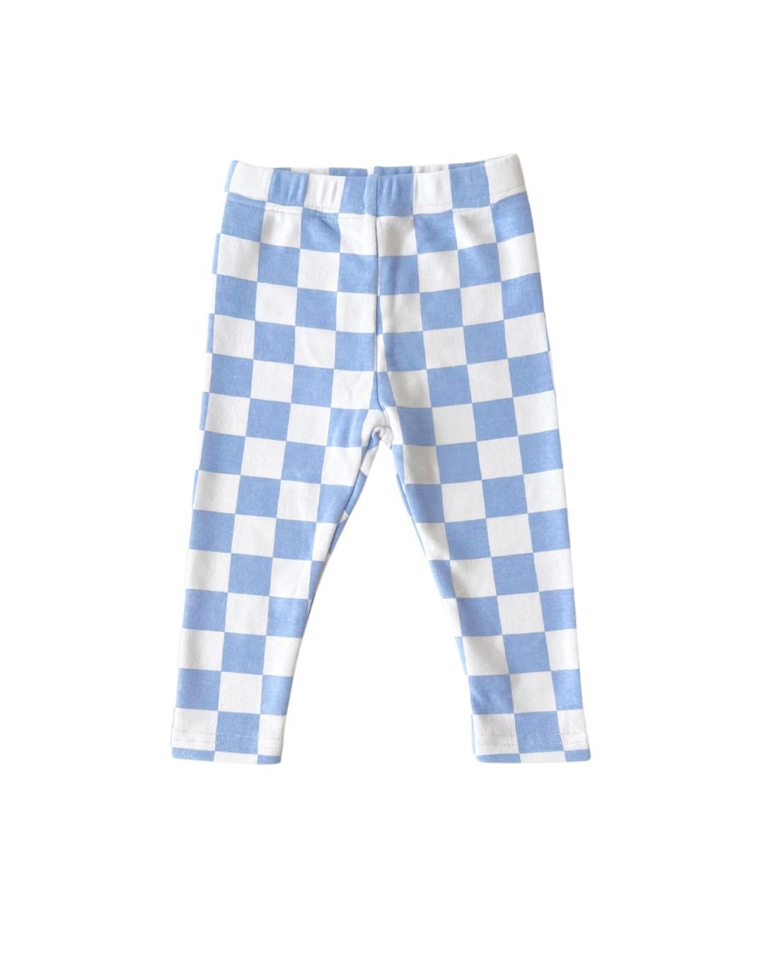 Checkered Leggings | Blue - Mack & Harvie