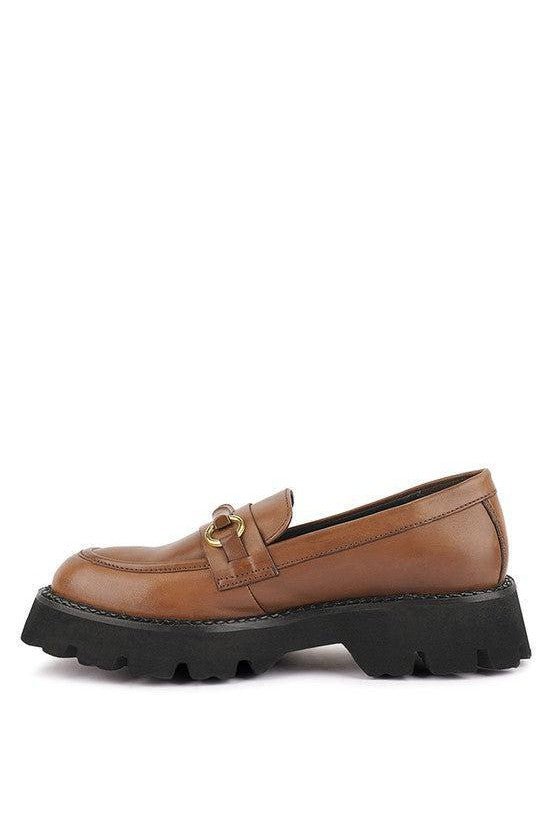 CHEVIOT Chunky Leather Loafers - Mack & Harvie