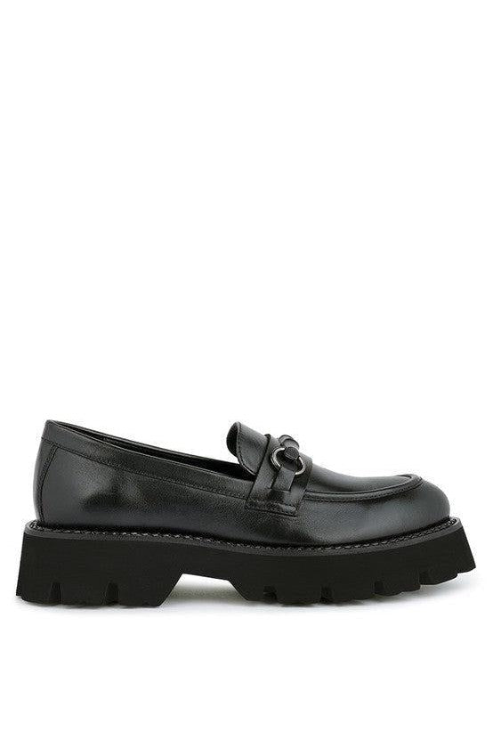 CHEVIOT Chunky Leather Loafers - Mack & Harvie