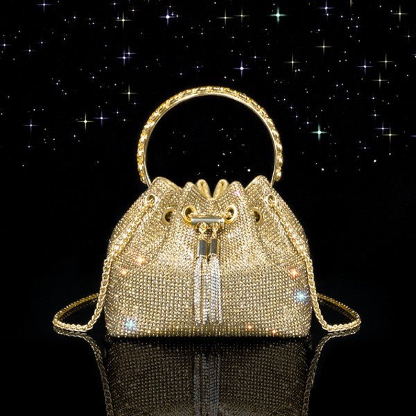 Chic Design Mini Bucket Bag diamond Sling Purse - Mack & Harvie