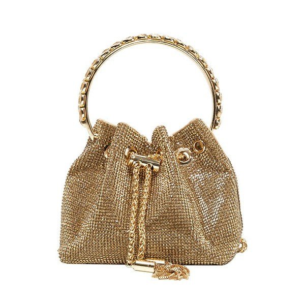 Chic Design Mini Bucket Bag diamond Sling Purse - Mack & Harvie