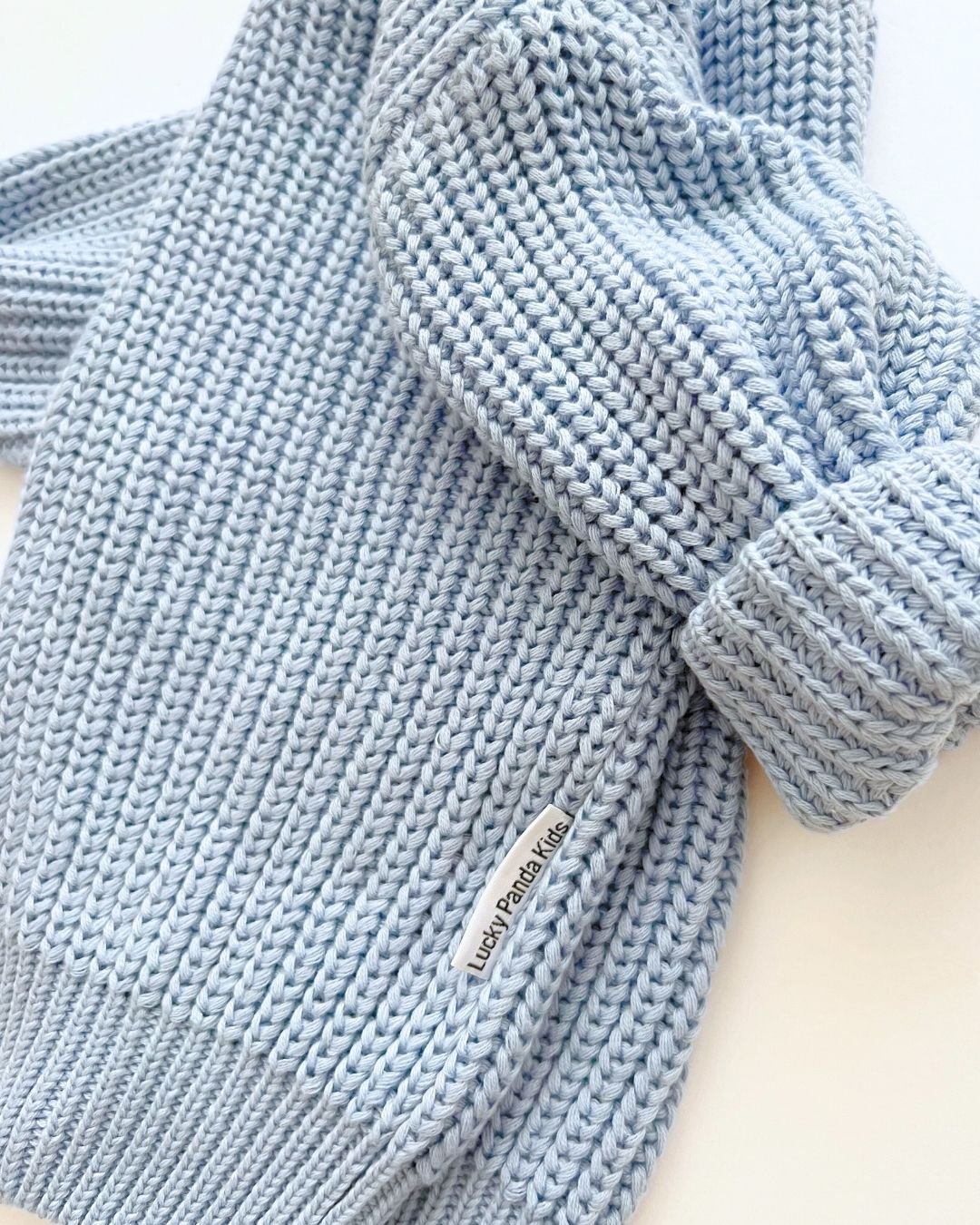 Chunky Knit Sweater | Blue - Mack & Harvie