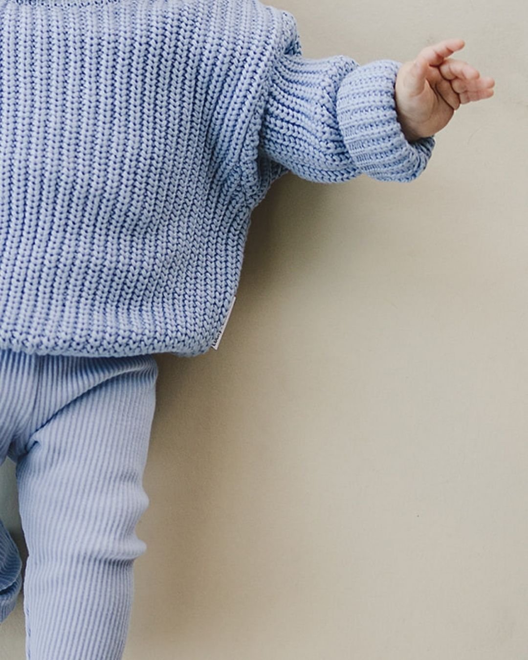 Chunky Knit Sweater | Blue - Mack & Harvie