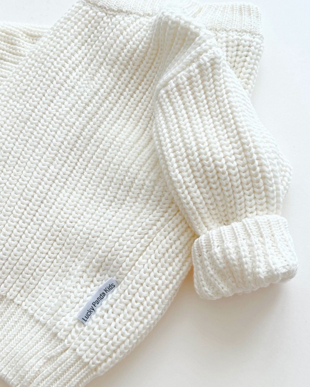 Chunky Knit Sweater | Milk - Mack & Harvie