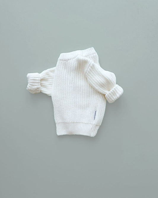 Chunky Knit Sweater | Milk - Mack & Harvie