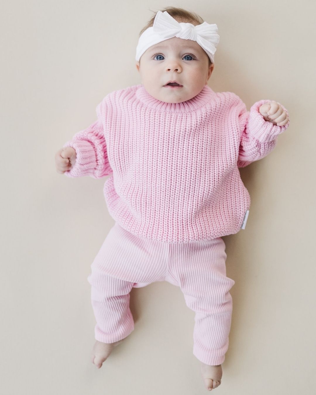 Chunky Knit Sweater | Pink - Mack & Harvie