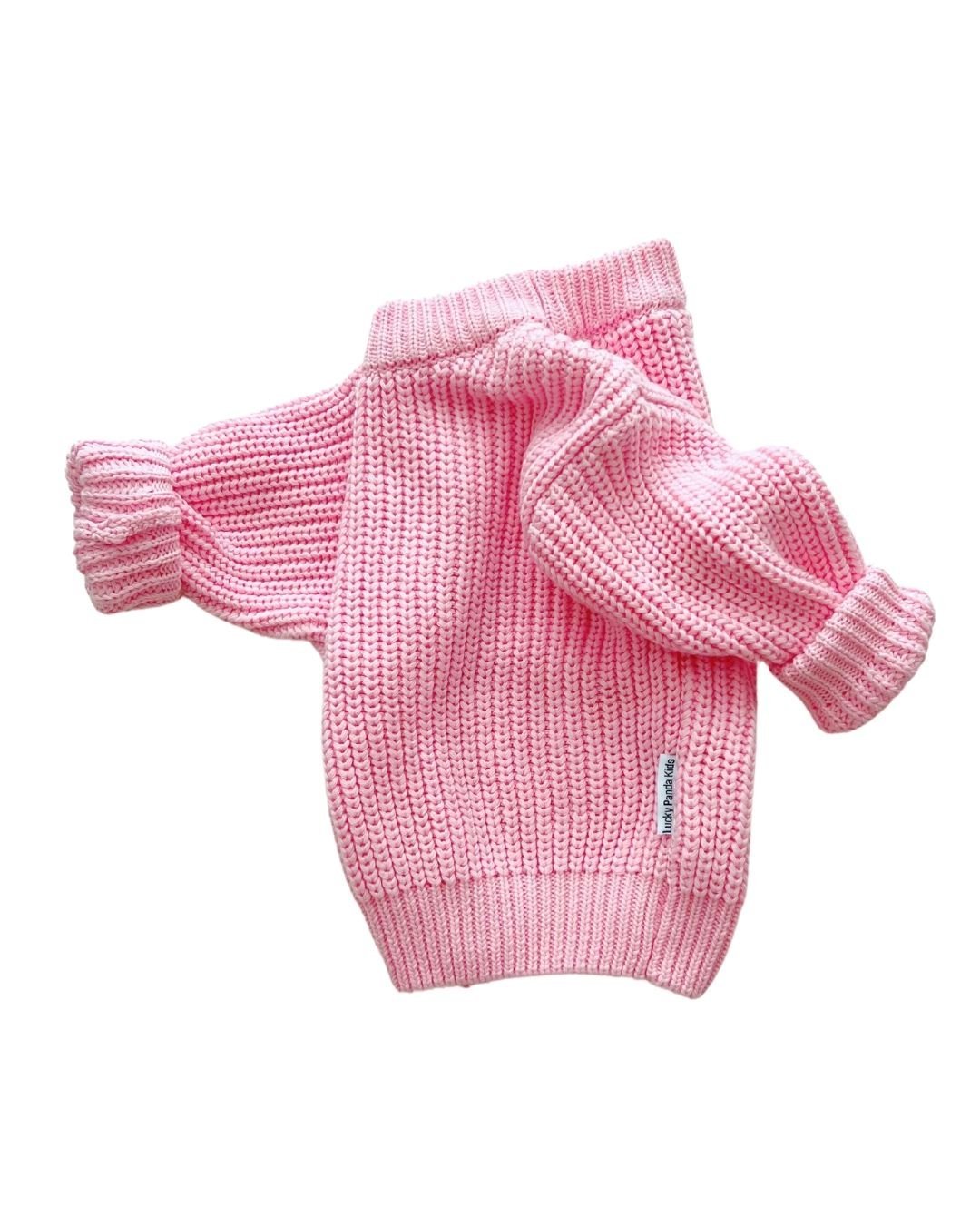 Chunky Knit Sweater | Pink - Mack & Harvie