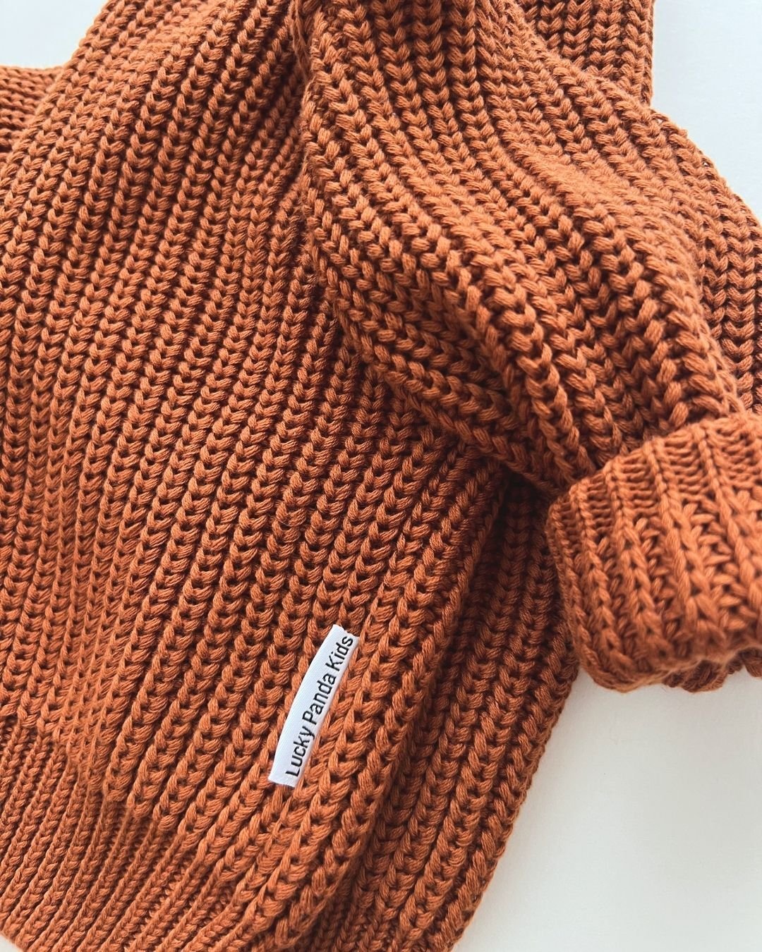 Chunky Knit Sweater | Rust - Mack & Harvie