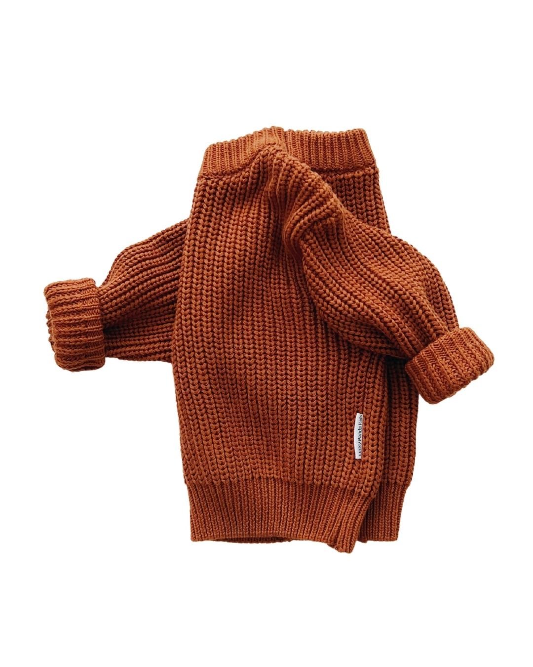 Chunky Knit Sweater | Rust - Mack & Harvie