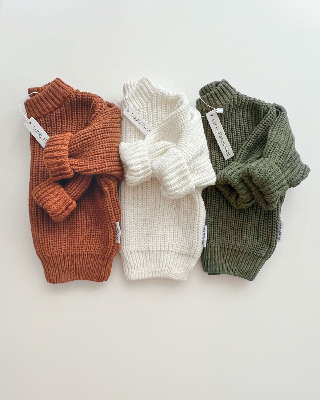 Chunky Knit Sweater | Rust - Mack & Harvie