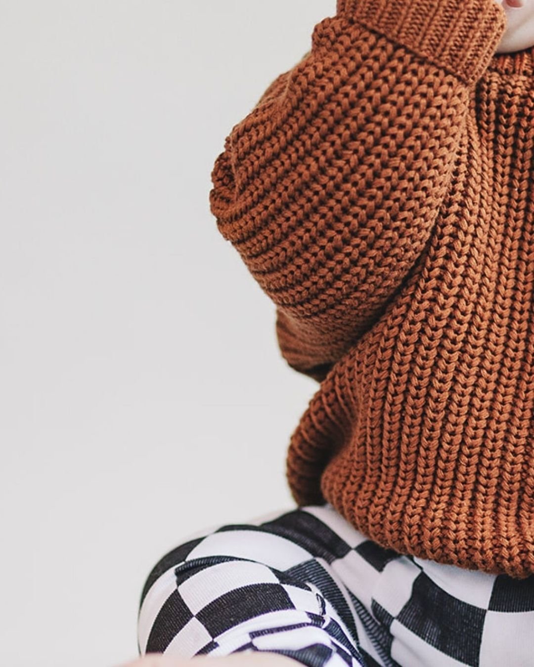 Chunky Knit Sweater | Rust - Mack & Harvie