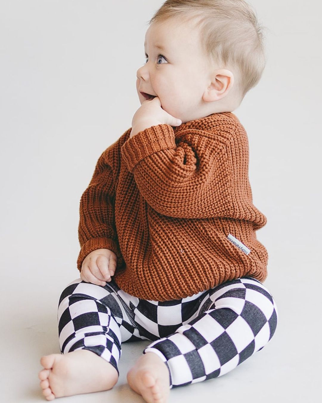 Chunky Knit Sweater | Rust - Mack & Harvie