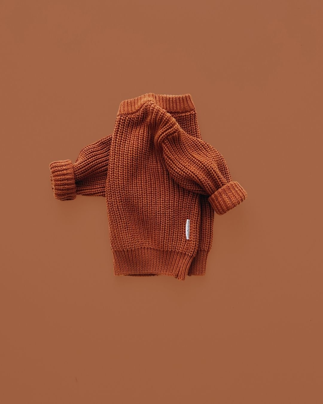 Chunky Knit Sweater | Rust - Mack & Harvie