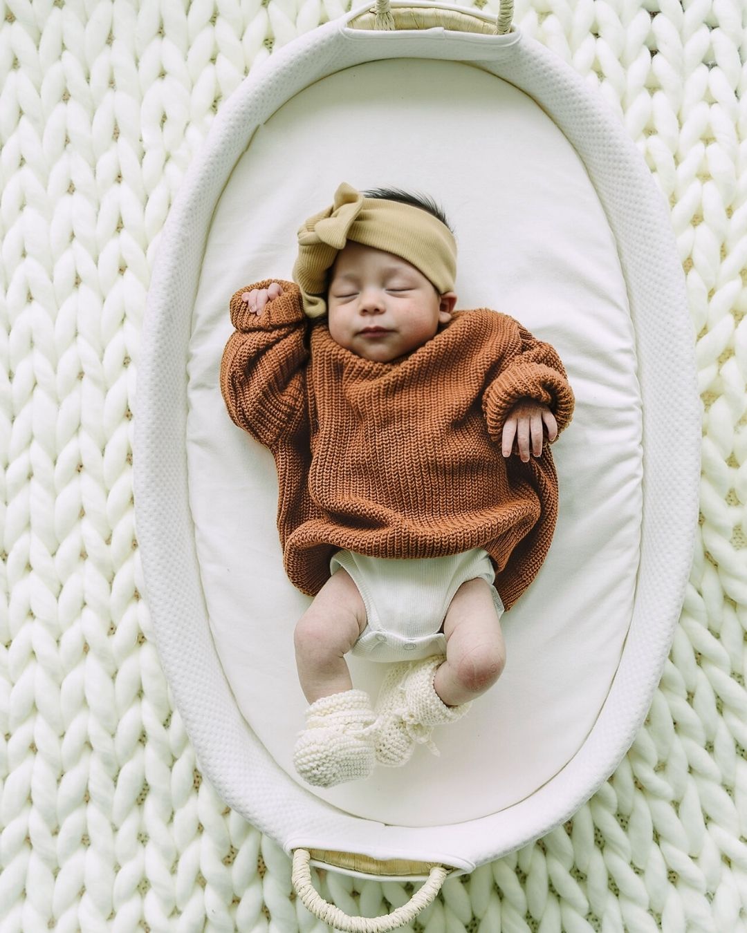 Chunky Knit Sweater | Rust - Mack & Harvie