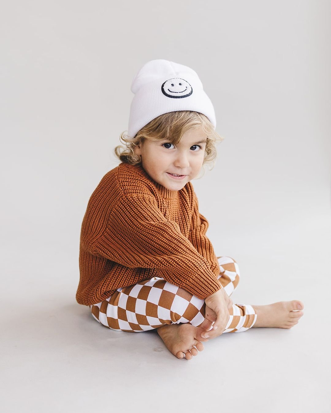 Chunky Knit Sweater | Rust - Mack & Harvie