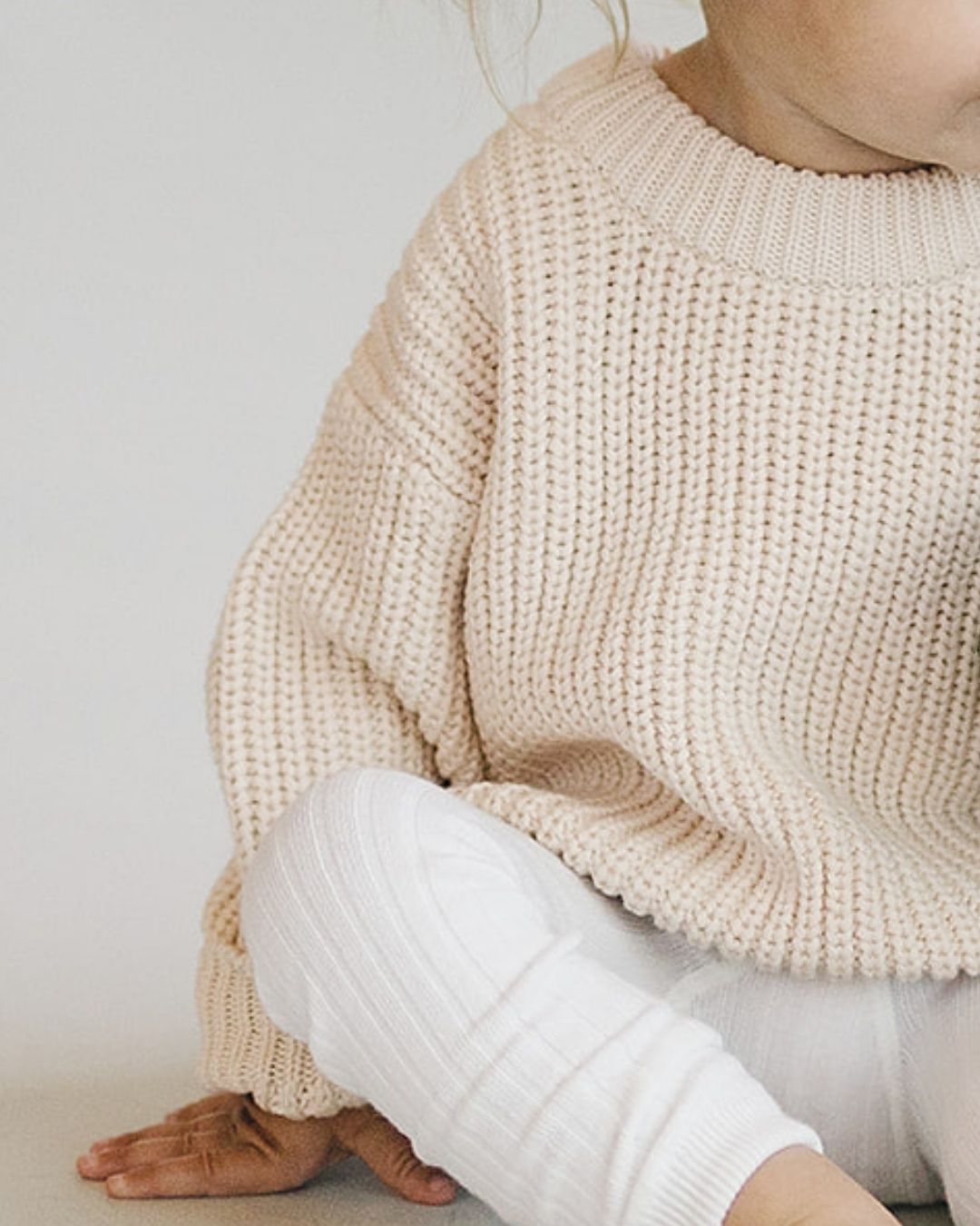 Chunky Knit Sweater | Vanilla - Mack & Harvie