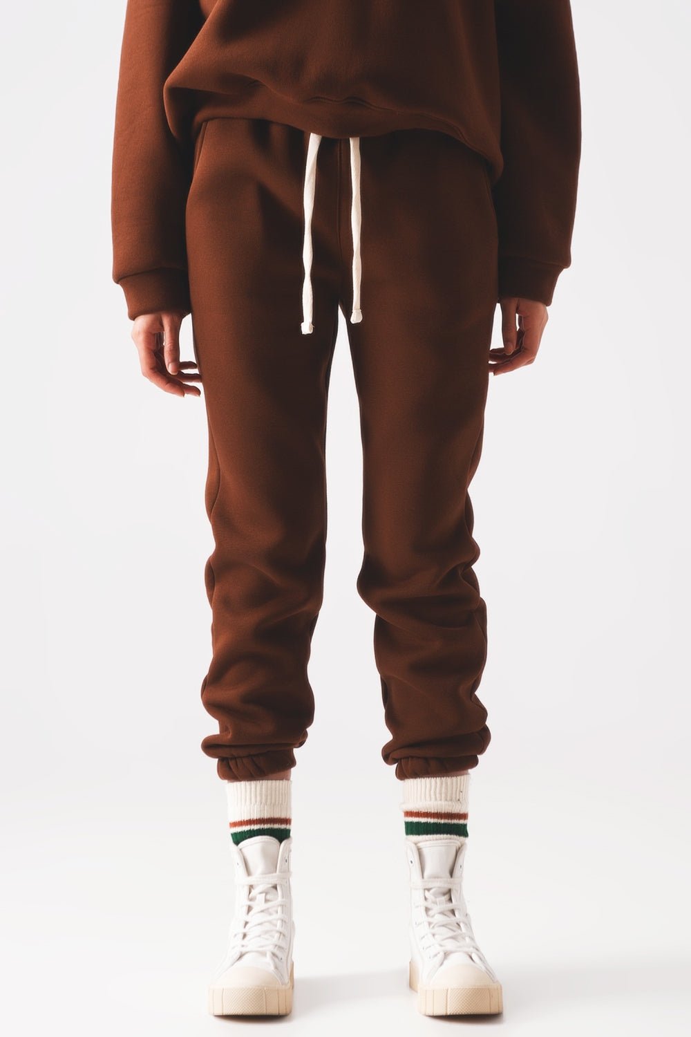 Cotton Jogger in Brown - Mack & Harvie