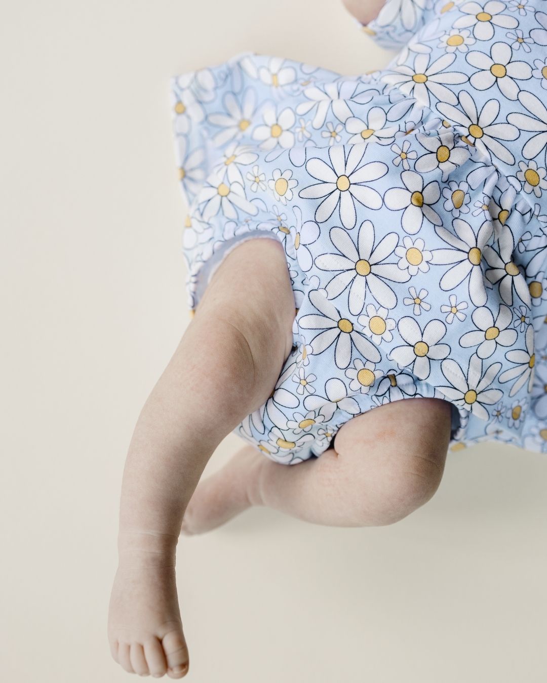 Cotton Peplum Set | Blue Daisy - Mack & Harvie