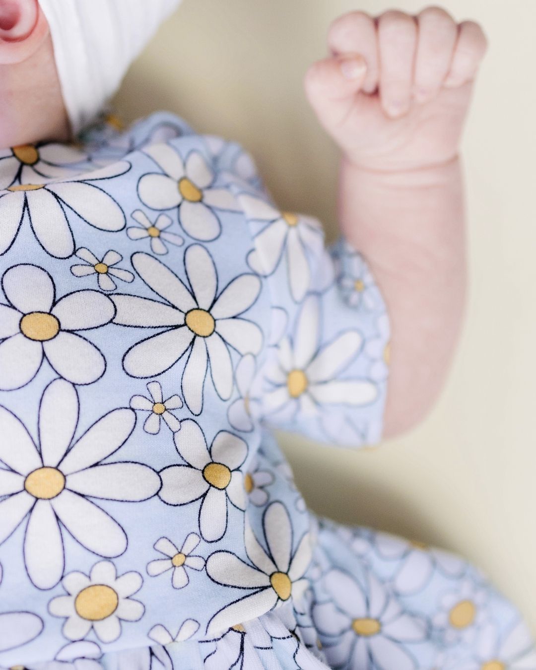 Cotton Peplum Set | Blue Daisy - Mack & Harvie