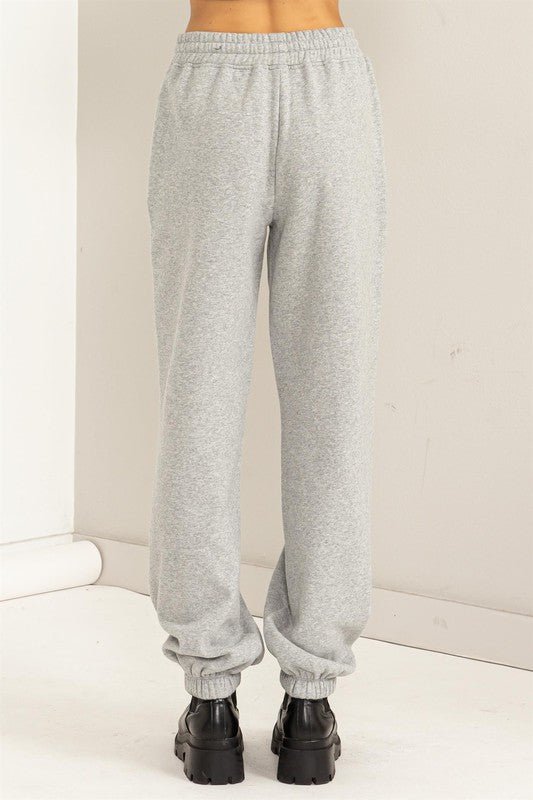 Cute Take High-Waisted Pintuck Sweatpants - Mack & Harvie