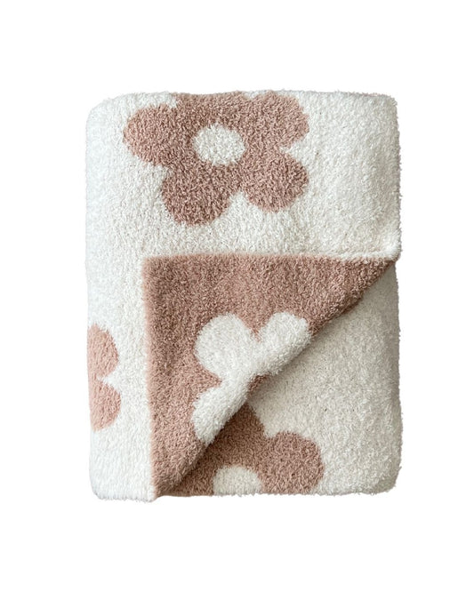 Daisy Fuzzy Blanket | Latte - Mack & Harvie