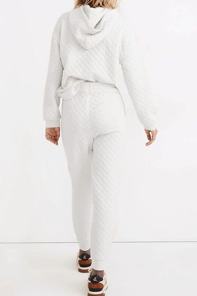Dropped Shoulder Hoodie and Drawstring Pants Set - Mack & Harvie