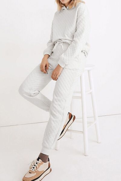 Dropped Shoulder Hoodie and Drawstring Pants Set - Mack & Harvie