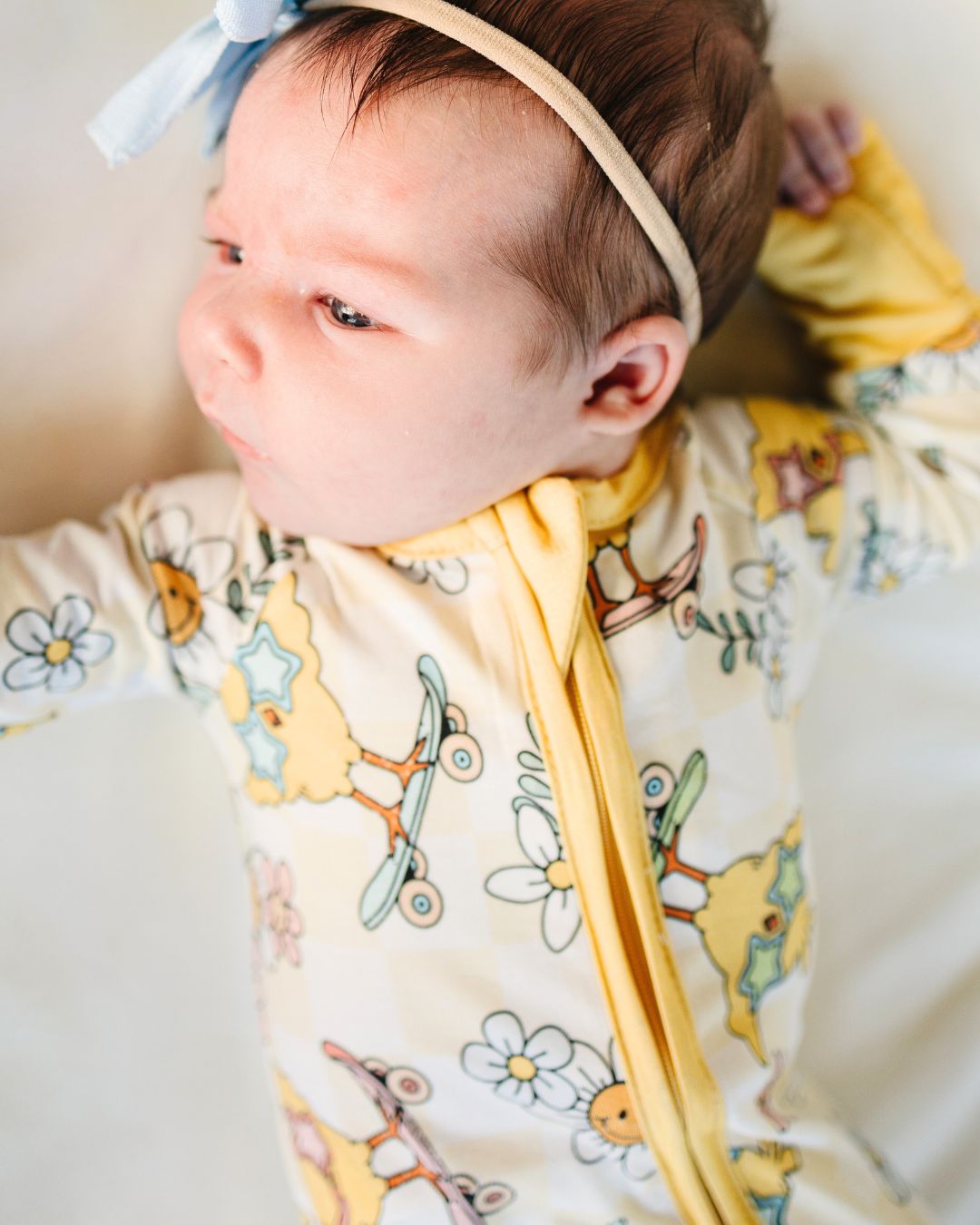 Easter Bamboo Zip Romper | Skater Chick - Mack & Harvie