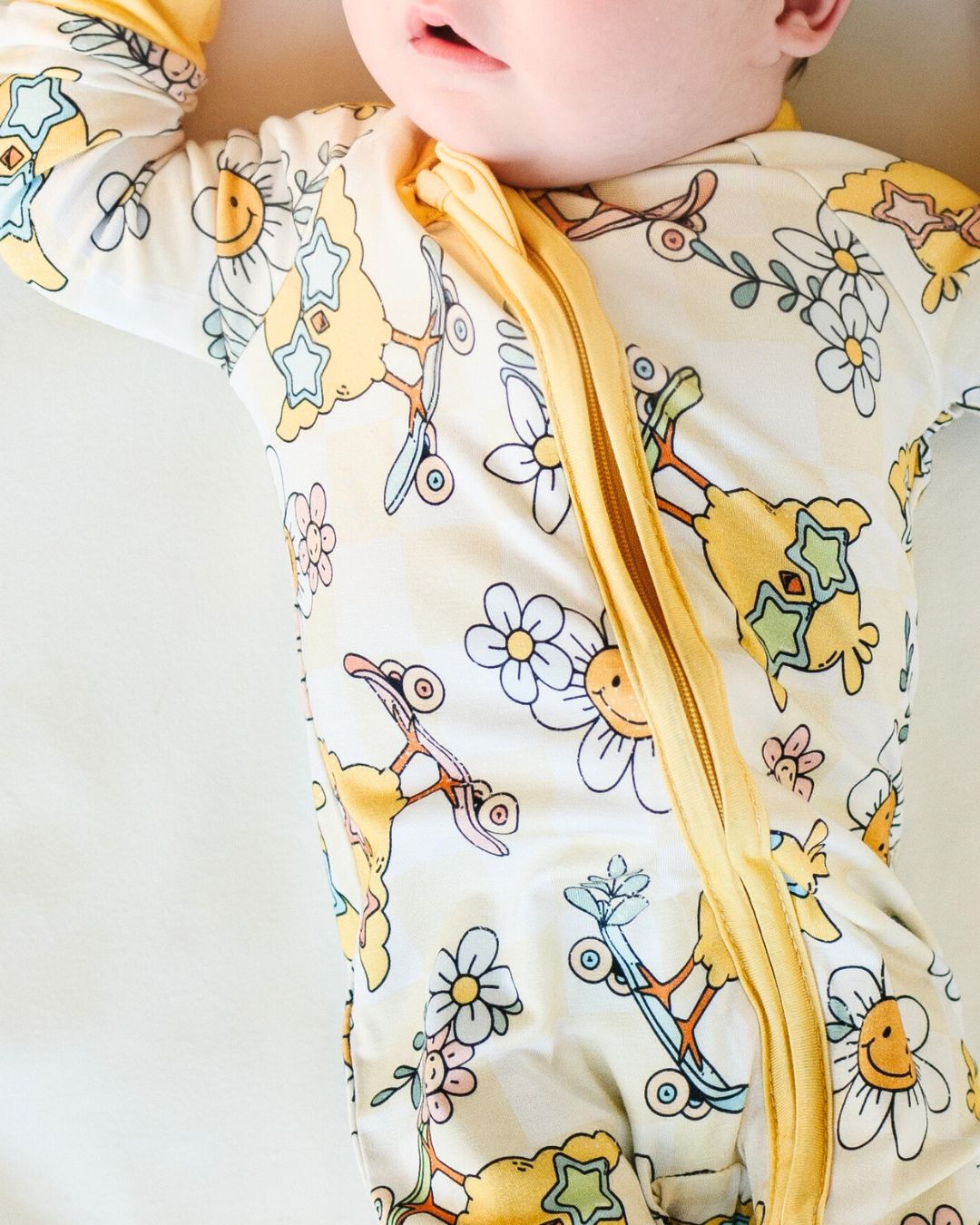 Easter Bamboo Zip Romper | Skater Chick - Mack & Harvie