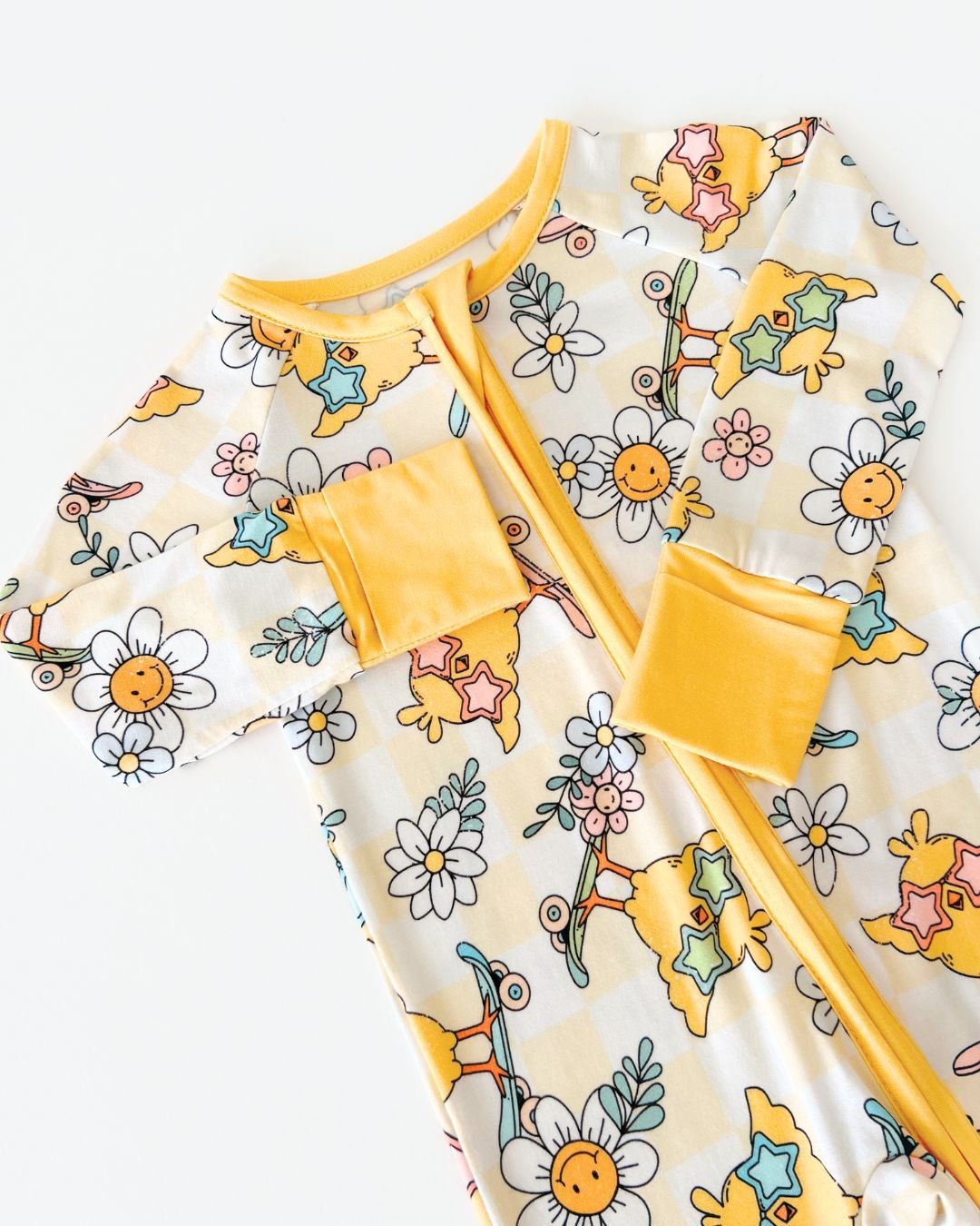 Easter Bamboo Zip Romper | Skater Chick - Mack & Harvie
