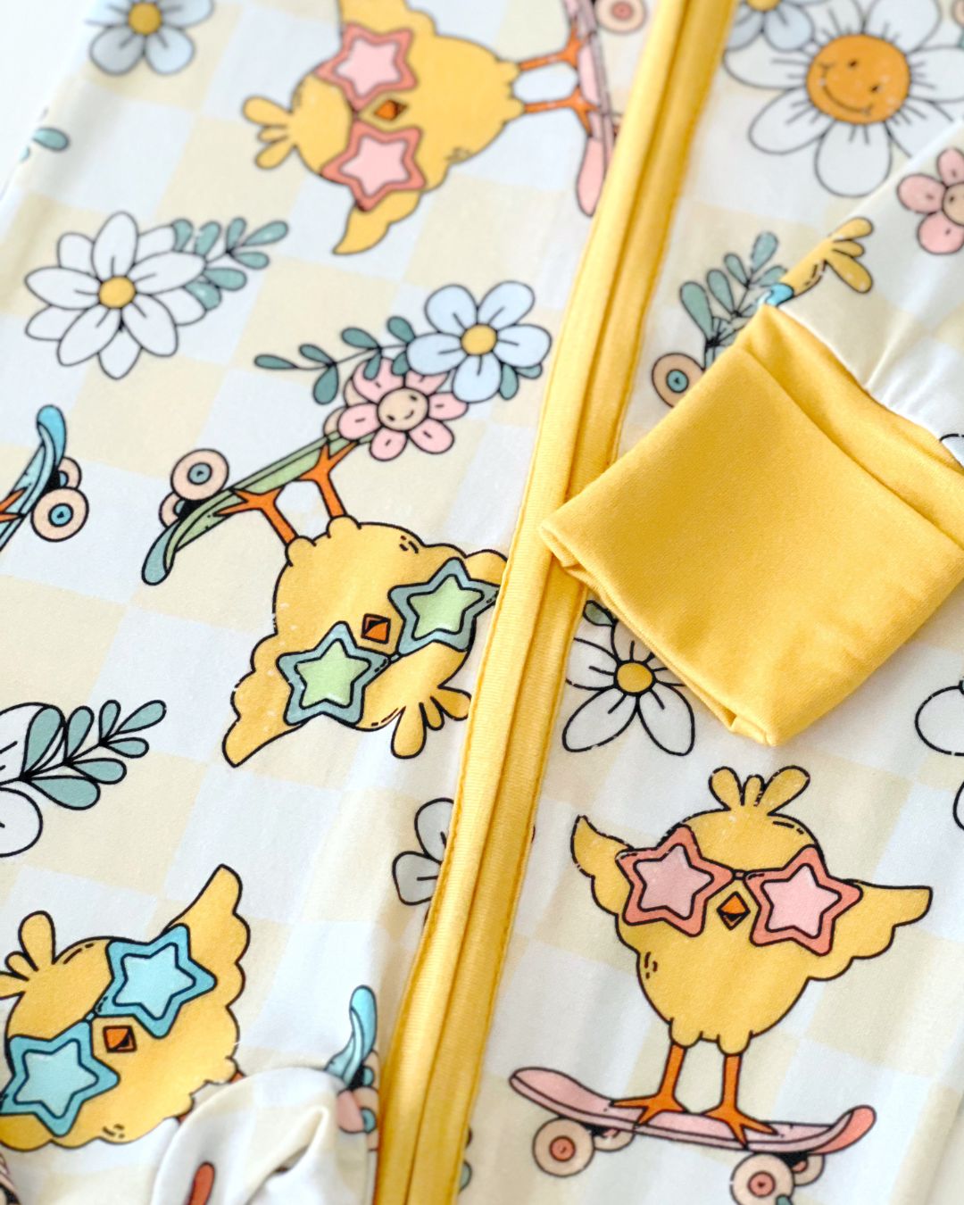 Easter Bamboo Zip Romper | Skater Chick - Mack & Harvie
