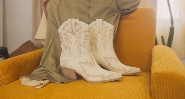 Embroidered Cowboy Boots - Mack & Harvie