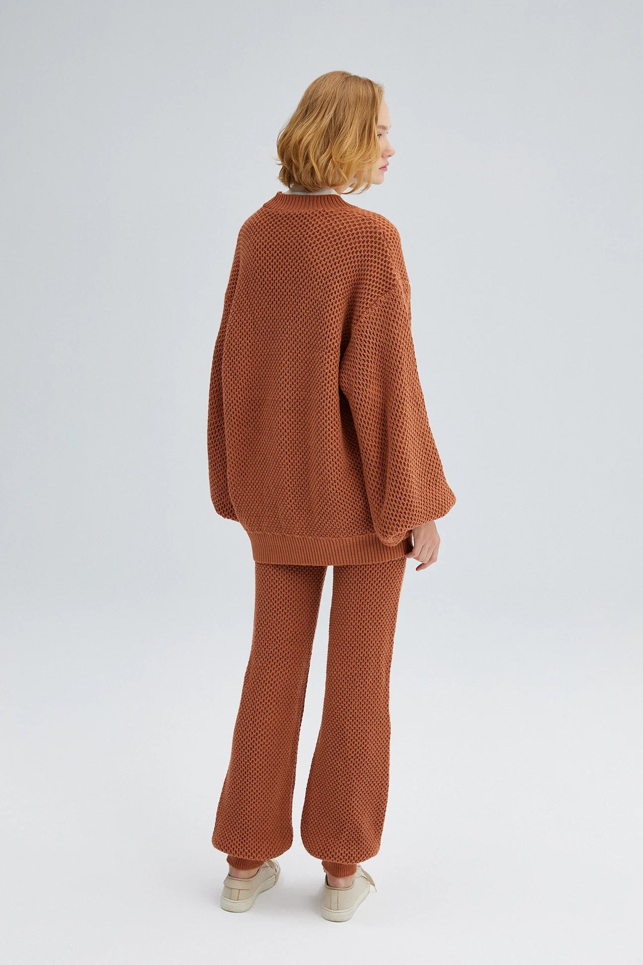 EYELET CARDIGAN TROUSERS SET - Mack & Harvie