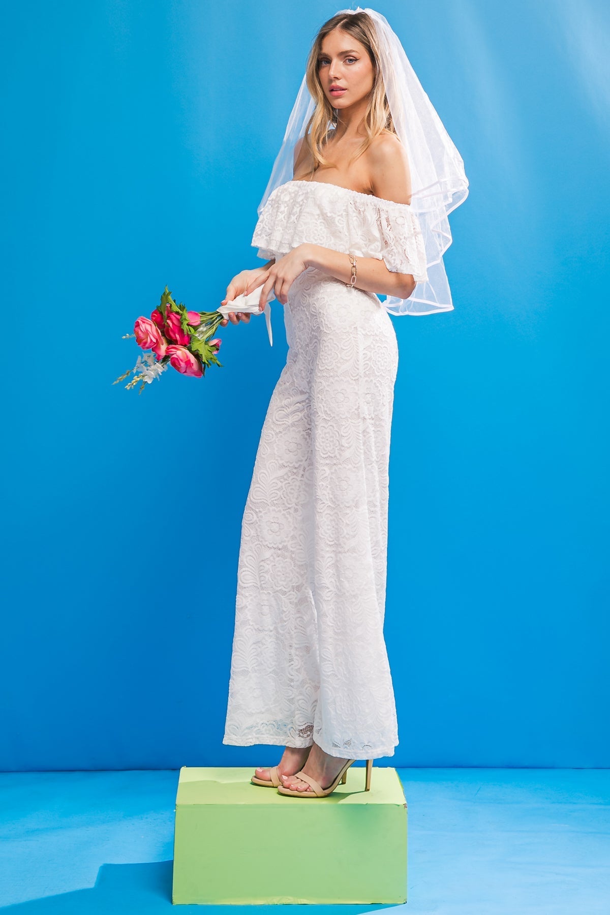 FATE INTERVENES WOVEN LACE JUMPSUIT - Mack & Harvie