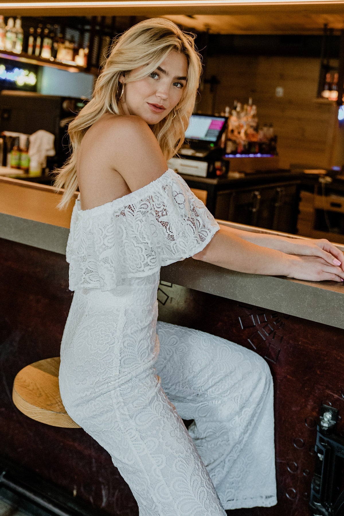 FATE INTERVENES WOVEN LACE JUMPSUIT - Mack & Harvie