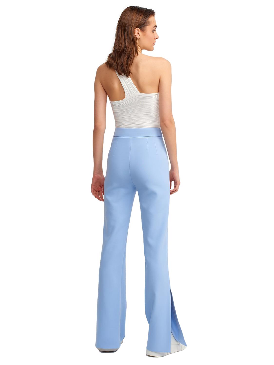 Flared Trousers With Slits - Mack & Harvie