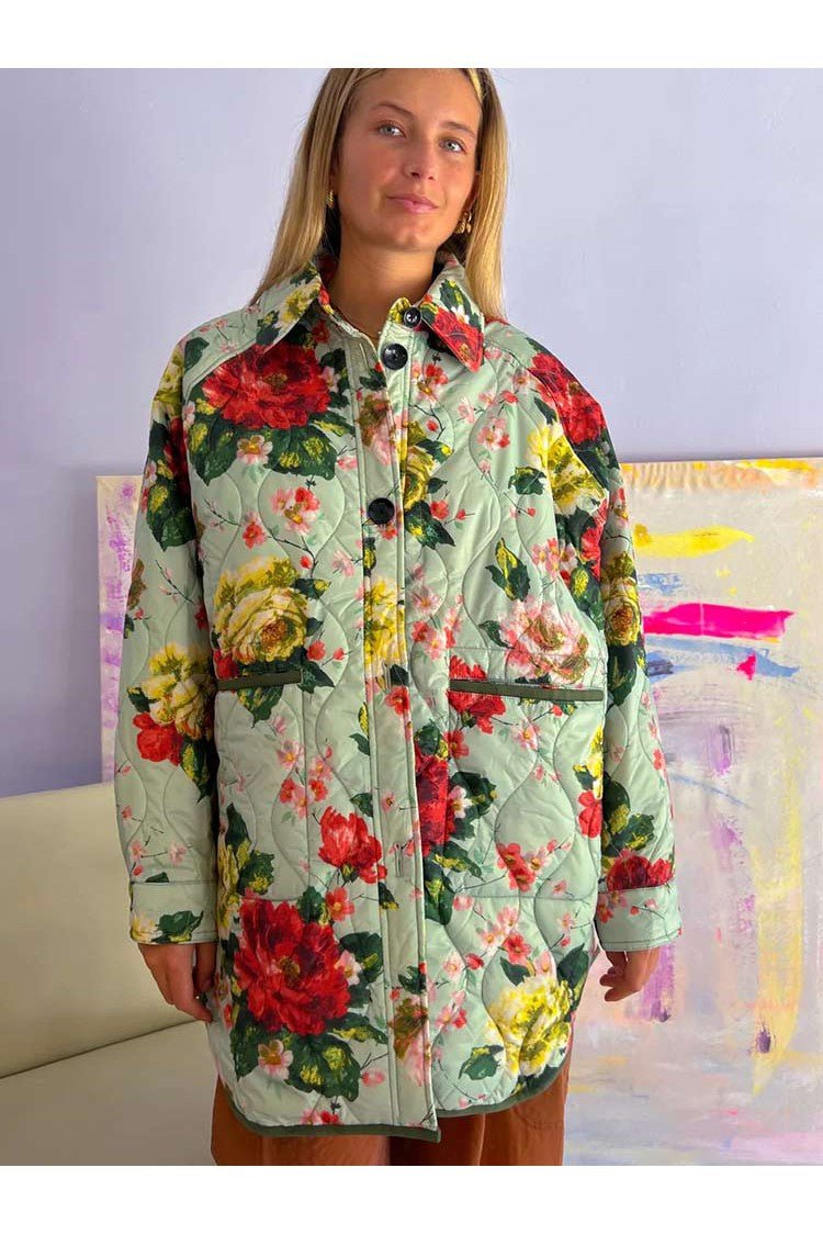 Floral Quilted Shacket - Mack & Harvie