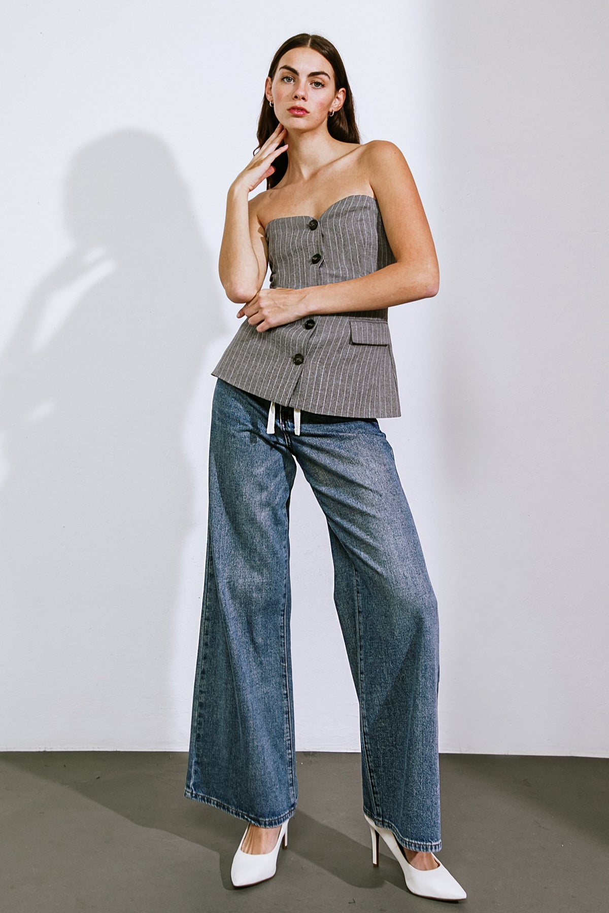 GET TO THE POINT WOVEN TOP - Mack & Harvie