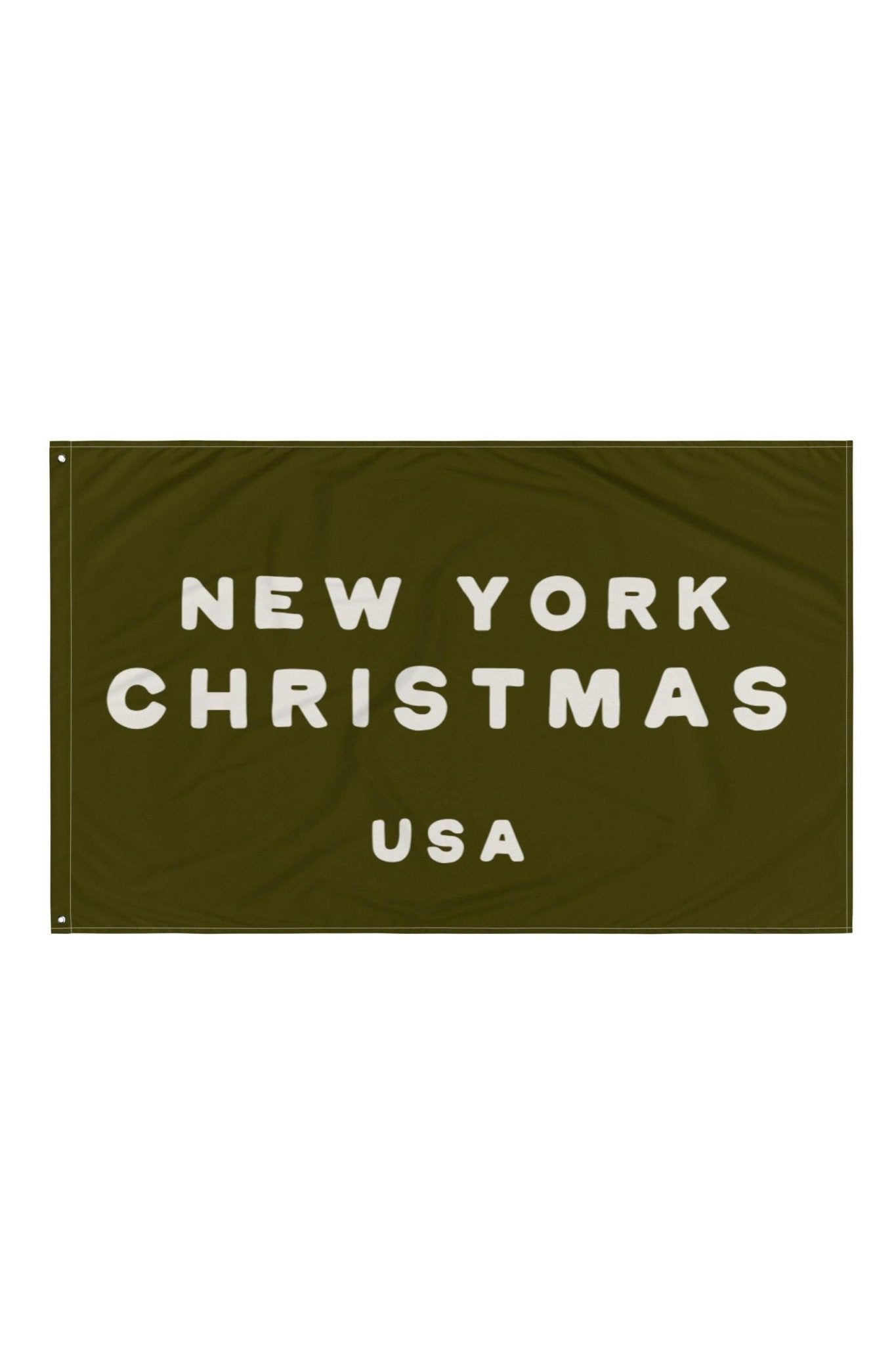 GREEN NEW YORK CHRISTMAS USA FLAG - Mack & Harvie