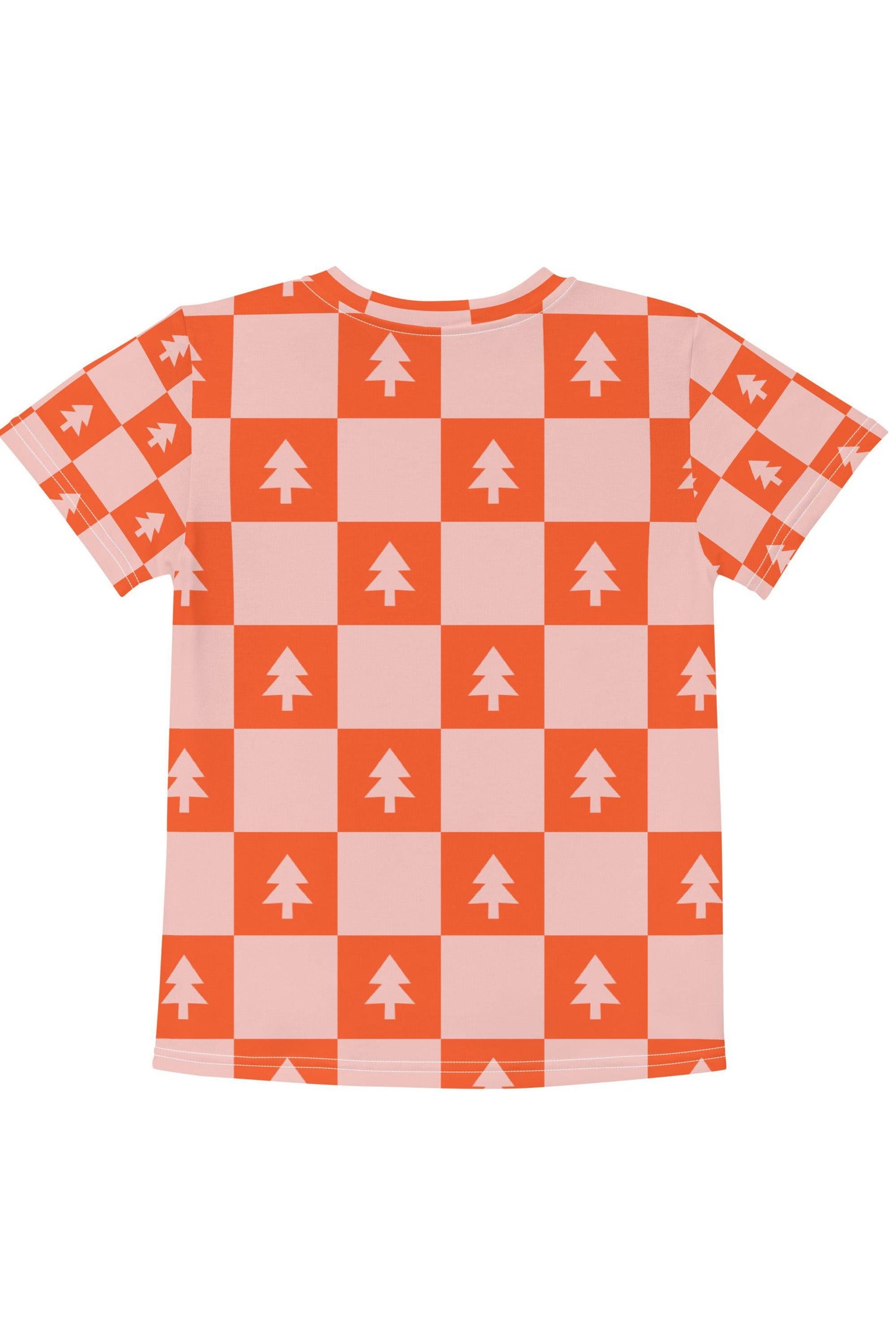 Holiday Check Kids crew neck t-shirt - Mack & Harvie