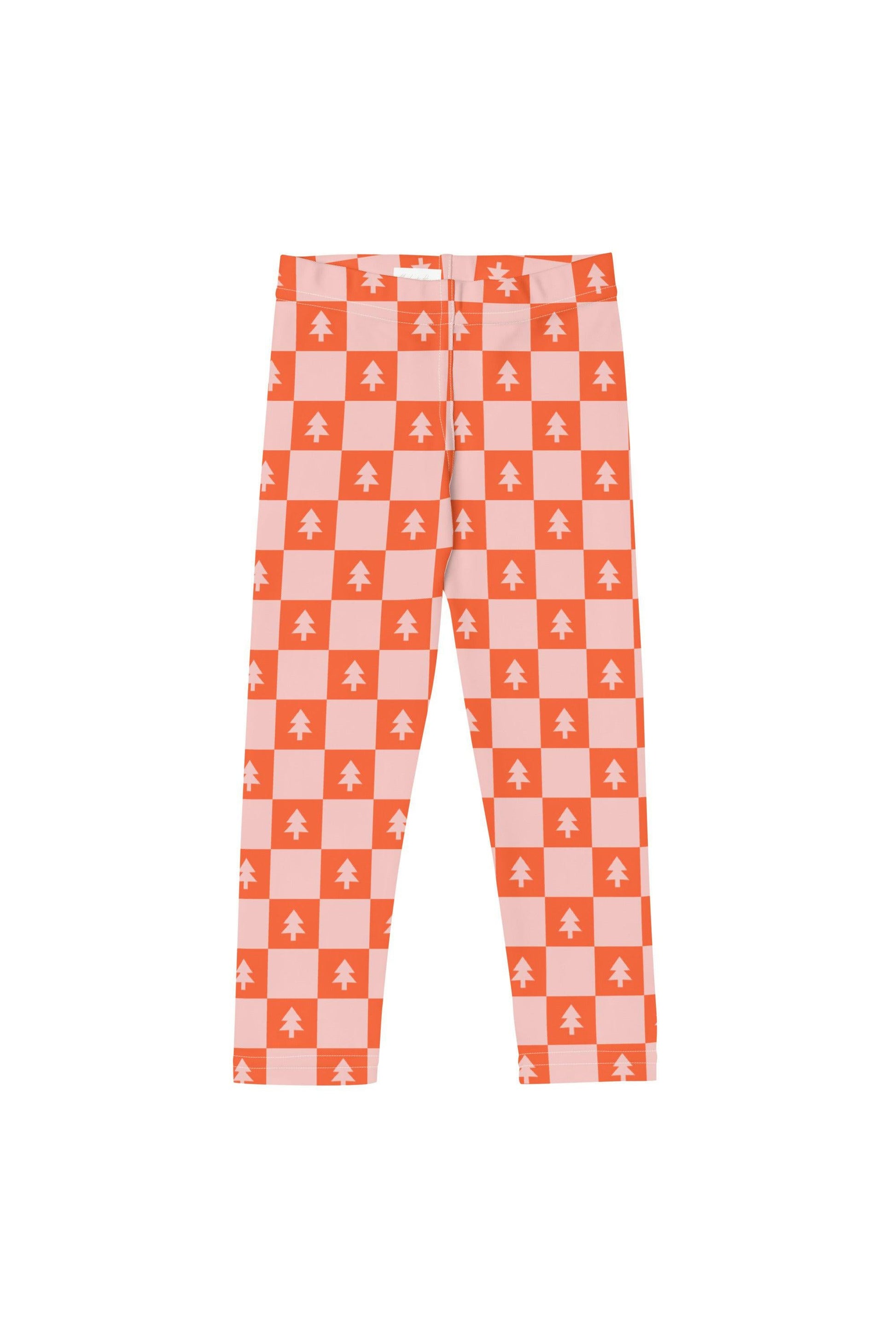 Holiday Check Kid's Leggings - Mack & Harvie