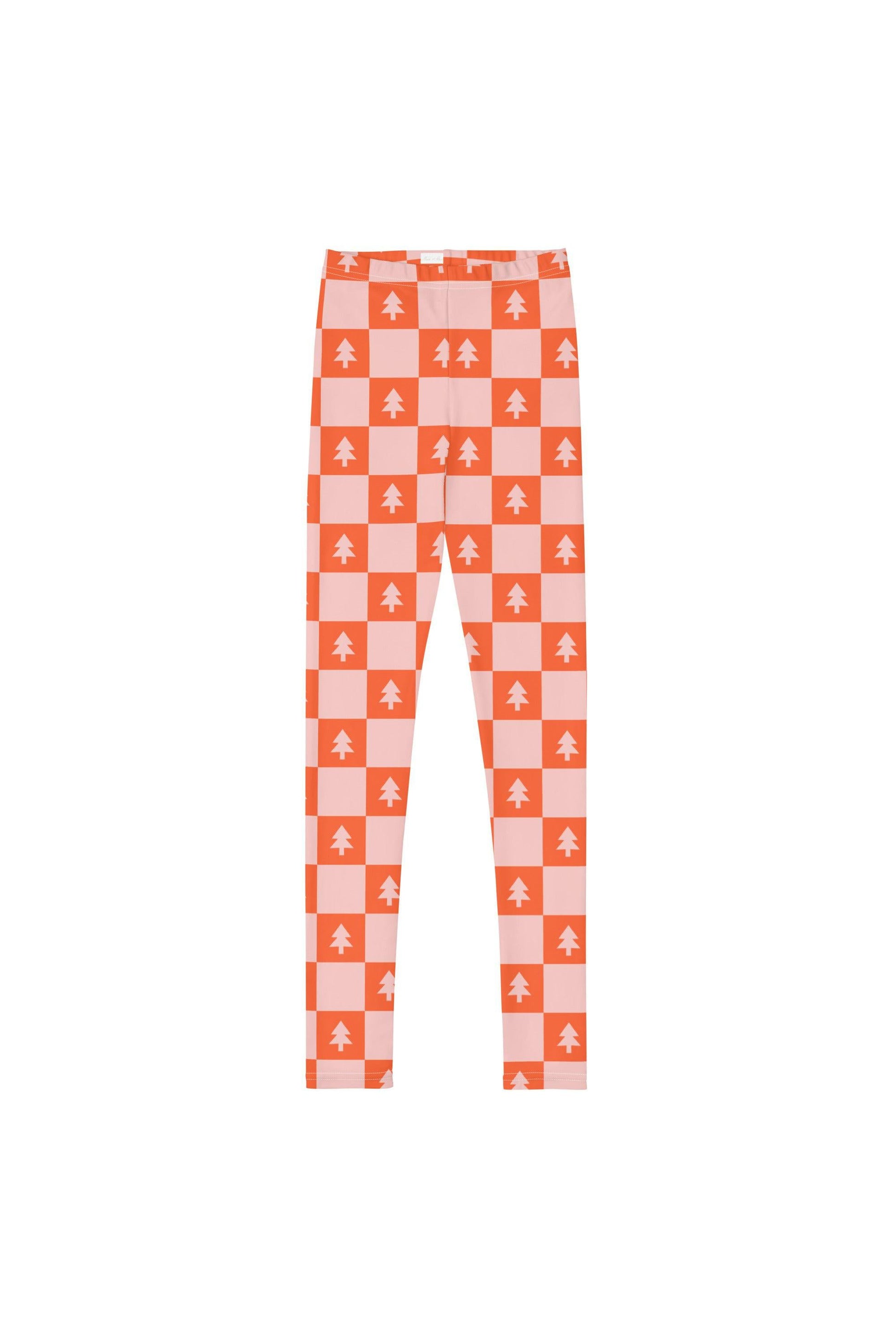 Holiday Check Youth Leggings - Mack & Harvie