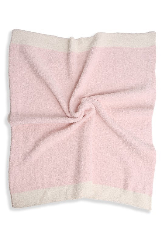 Kids Color Block Luxury Soft Throw Blanket - Mack & Harvie