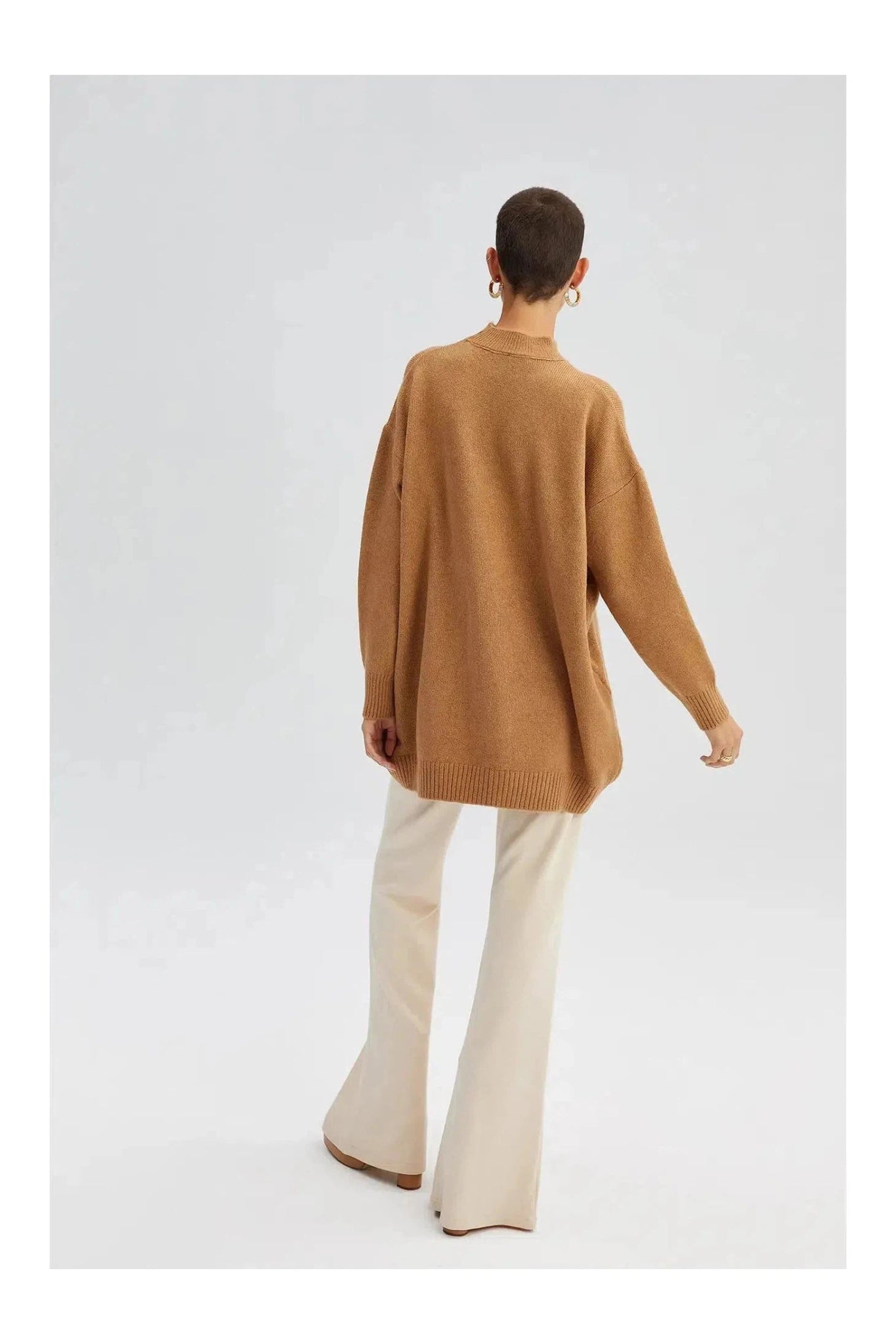 KNITTING JUMPER WITH OFF SHOULDER - Mack & Harvie
