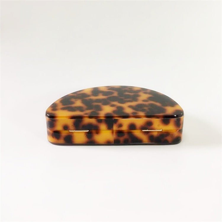Leopard Acrylic Clutch - Mack & Harvie