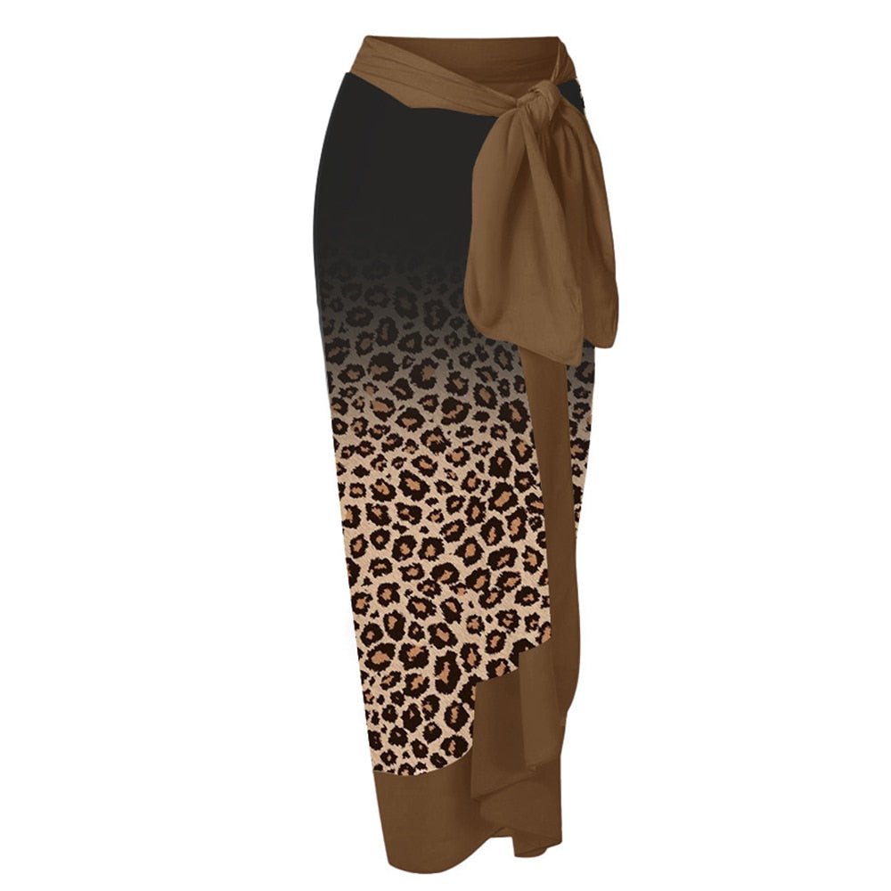 Leopard Gradient Swimsuit/Sarong - Mack & Harvie