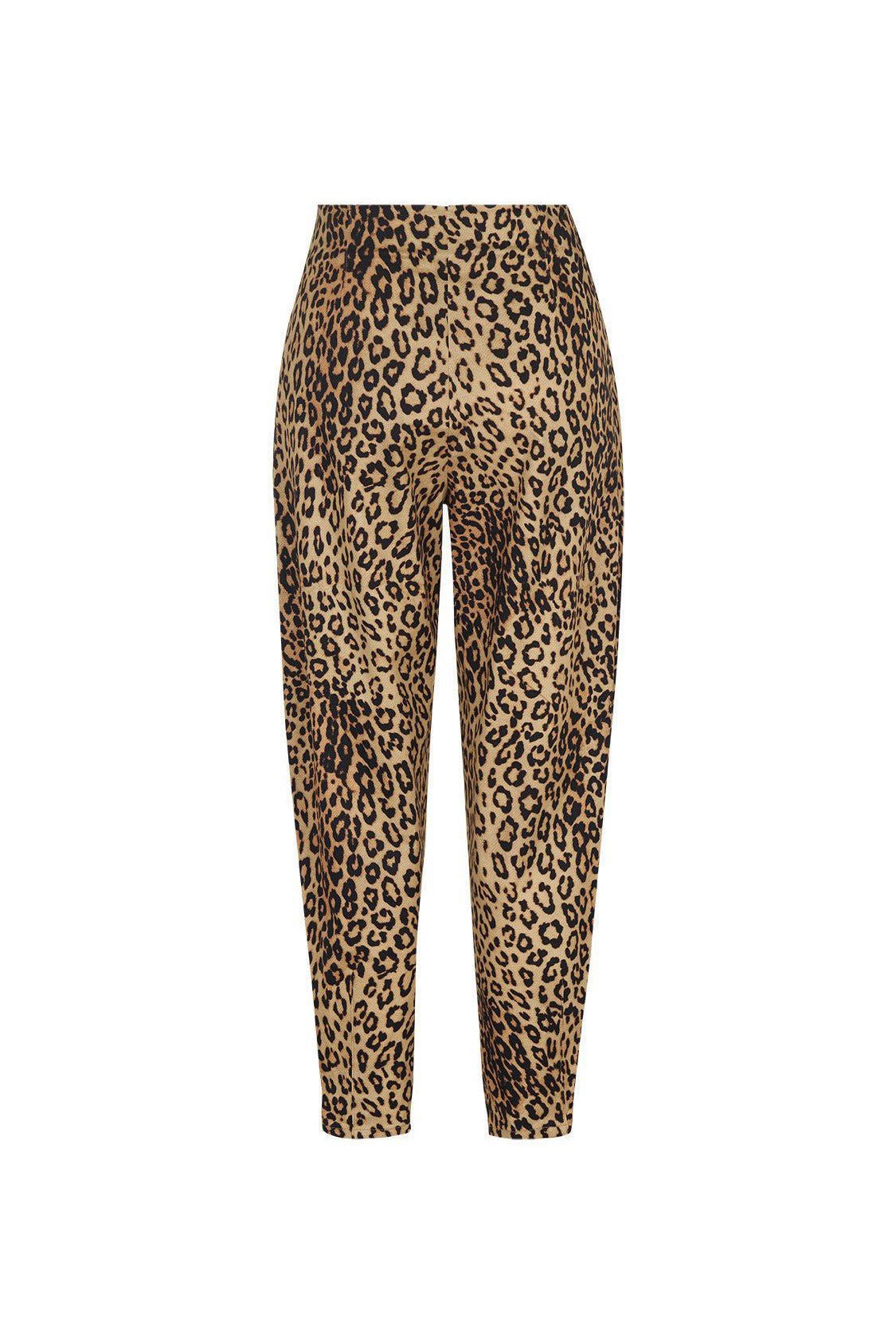 Leopard Print Slouchy Pants - Mack & Harvie